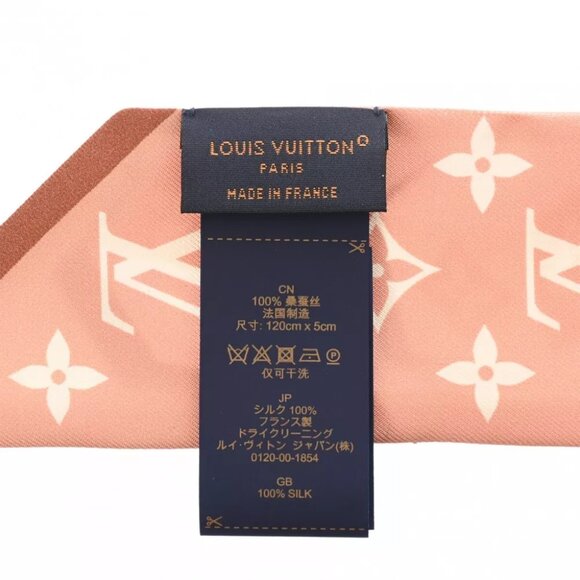 LOUIS VUITTON Bandeau BB Lucky LV Pink M78427 scarf - Picture 6 of 8